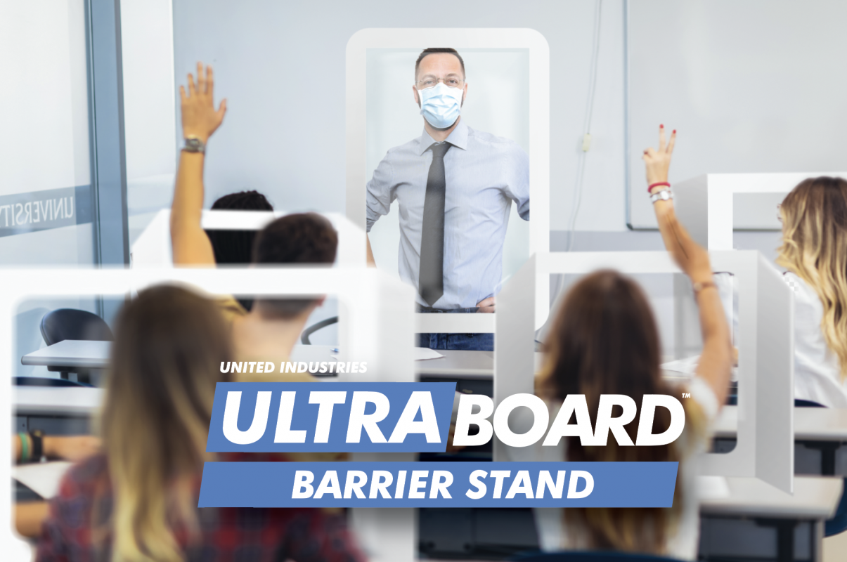 ultraboard_covid-19_barriers_shield_teacher_classroom_school